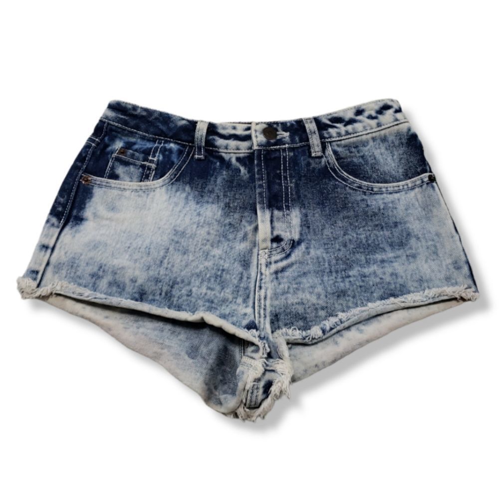 Topshop Moto Shorts Size W26 Denim Shorts Jean Shorts Daisy Dukes Booty Shorts